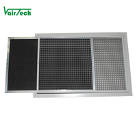 Plafond en aluminium de mur eggcrate grille de retour d'air avec cvc filtres à air au charbon actif