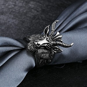 Marlary Commercio All'ingrosso Su Ordinazione Casting Uomini E Ragazzi Punk <span class=keywords><strong>di</strong></span> Stile In Acciaio Inox Testa <span class=keywords><strong>di</strong></span> Animale <span class=keywords><strong>A</strong></span> Forma <span class=keywords><strong>di</strong></span> Anelli - Product Image 4