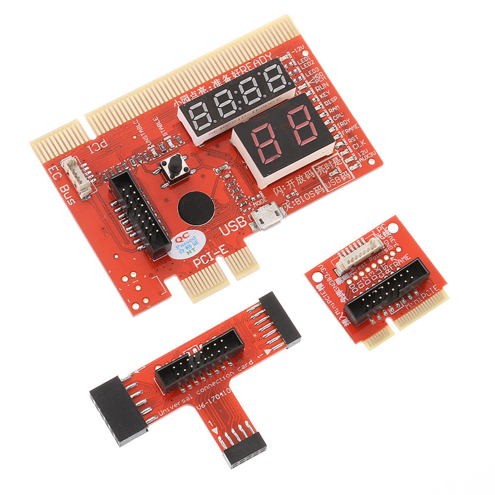 Диагностический Компьютерный Анализатор материнской Платы PCI PCIE Mini PCIE LPCEC, тестер с ЖК-дисплеем для ПК и ноутбука