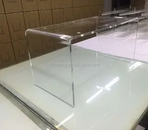 N forma acrilico trasparente banco o acrilico tavolino semplice e design di fascia alta per la struttura hotel sedia lucite acrilico trasparente