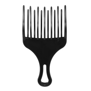 Peigne de ramassage de cheveux Afro, large, <span class=keywords><strong>brosse</strong></span> à dents, pour cheveux bouclés en plastique, 1 pièce - Product Image 1