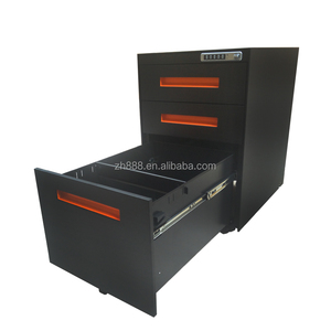 Équipement de bureau coloré pour classeur A4 piédestal mobile à 3 tiroirs à vendre coussin de piédestal mobile Luoyang Direct Factory - Product Image 4