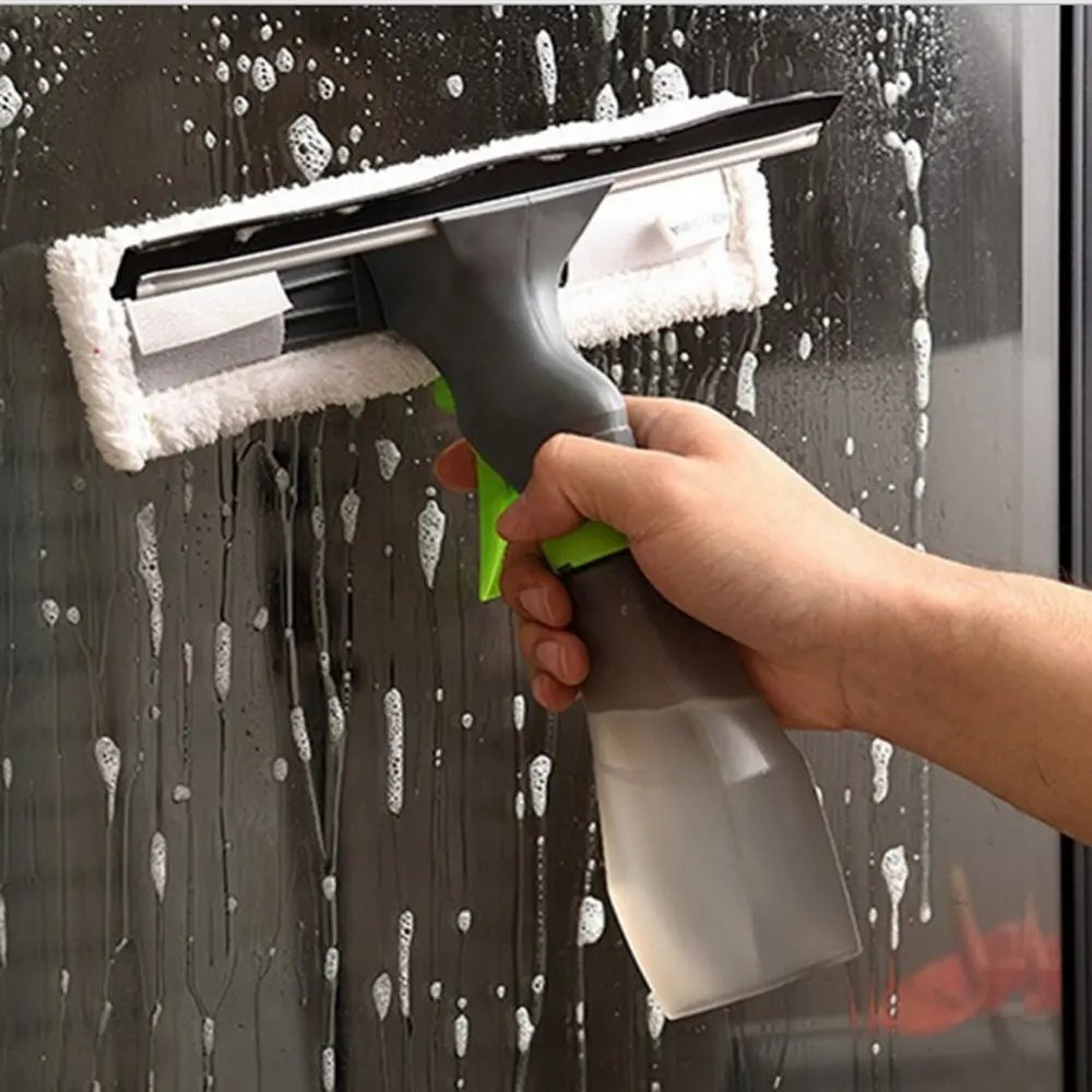 Hot Selling Wet and dry Microfiber Spray Cleaning Window Cleaner Squeegee