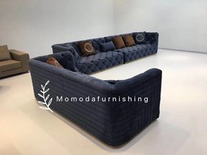 MMD-77 MOMODA الفاخرة الأرائك-الحصري الراقية مصمم الأرائك/الحديثة كريم الأبيض فو الجلود أريكة منجدة