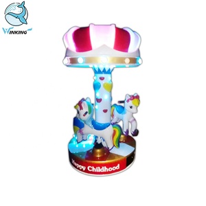 Đồng tiền hoạt động đi vòng ngựa âm nhạc và ánh sáng <span class=keywords><strong>carousel</strong></span> kiddie rides trò chơi machinecoin - Product Image 5