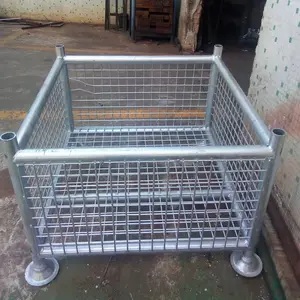 Sliver <span class=keywords><strong>steel</strong></span> Q235 <span class=keywords><strong>wire</strong></span> <span class=keywords><strong>mesh</strong></span> basket cho giàn giáo - Product Image 1