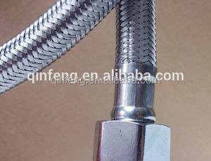 Doppia testa in acciaio inox tubo flessibile intrecciato, s. S lavello tubo flessibile, acciaio inossidabile intrecciato, cina continentale, iso9001 approvati - Product Image 5