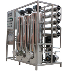 1000LPH Two Stage SS304 Reverse Osmosis Complete Pure <strong>Water</strong> Production Line <strong>Distilled</strong> <strong>Water</strong>