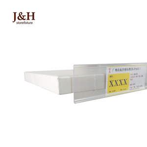 J & H ที่เก็บของติดผนัง,กาวติดซูเปอร์มาร์เก็ตชั้นวางแก้วใสแถบข้อมูลแนวคิด - Product Image 3