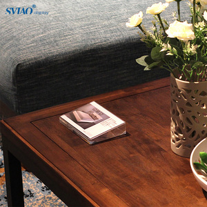 Sang Trọng Slant Trở Lại Acrylic Giữ Dấu Hiệu Slanted Quảng Cáo Giấy Hiển Thị Đứng Trên Bàn Thanh Lịch Thiết Kế Giá Cho Hình Ảnh Hiển Thị - Product Image 6