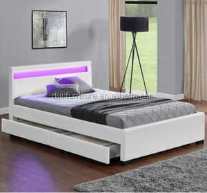Base de Cama Doble King Size con 4 Cajones de Almacenamiento y Cabecera con LED - Product Image 3