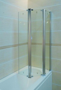 Écran de <span class=keywords><strong>douche</strong></span> de <span class=keywords><strong>baignoire</strong></span> en verre pliant de luxe en usine 3 - Product Image 2