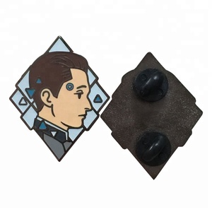 Thiết Kế Đặc Biệt Glow In The Dark Lapel Pin Huy Hiệu Tùy Chỉnh Mềm Men Pin - Product Image 4