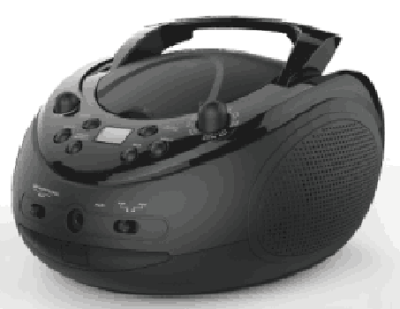 High Quality Portable CD Player Speaker with AM/FM Radio