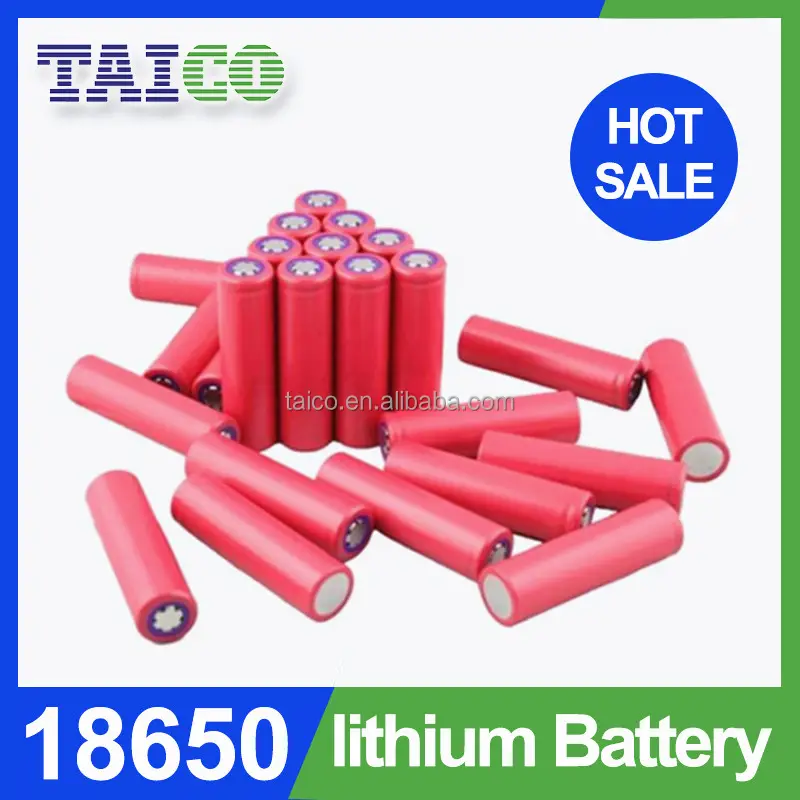 Preços por atacado bateria De Lítio célula de bateria de íon li 18650 3.7 V 2000 mAh 2200 mah, 2600 mAh