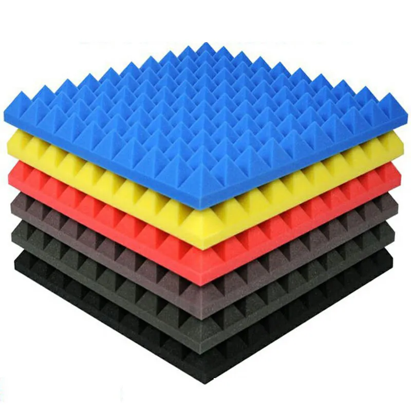 BONNO Acoustic Foam Insulation Sound Proofing Wall Foam Pyramidal Sound-Absorbing Panels