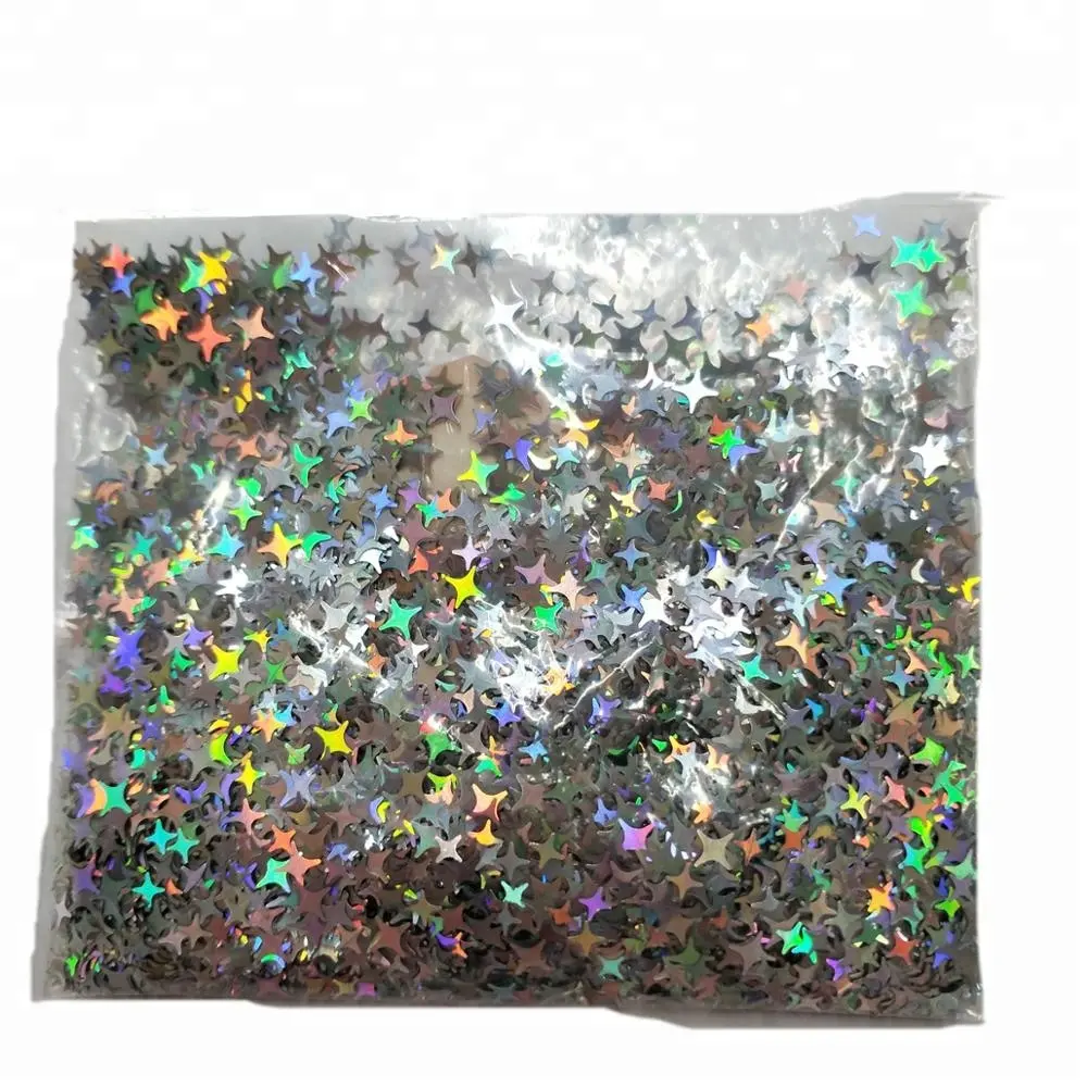 Glitter Chunky Sequin Óng Ánh Flakes Đầy Màu Sắc Hỗn Hợp Paillette Mặt Body Tóc Nail Art