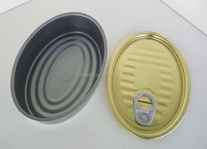 Bpa-free 601 # hình bầu dục tinplate có thể cho cá mòi cá đóng gói biểu tượng tùy chỉnh in offset khối lượng <span class=keywords><strong>15ml</strong></span> 20ml 30ml 200ml - Product Image 2