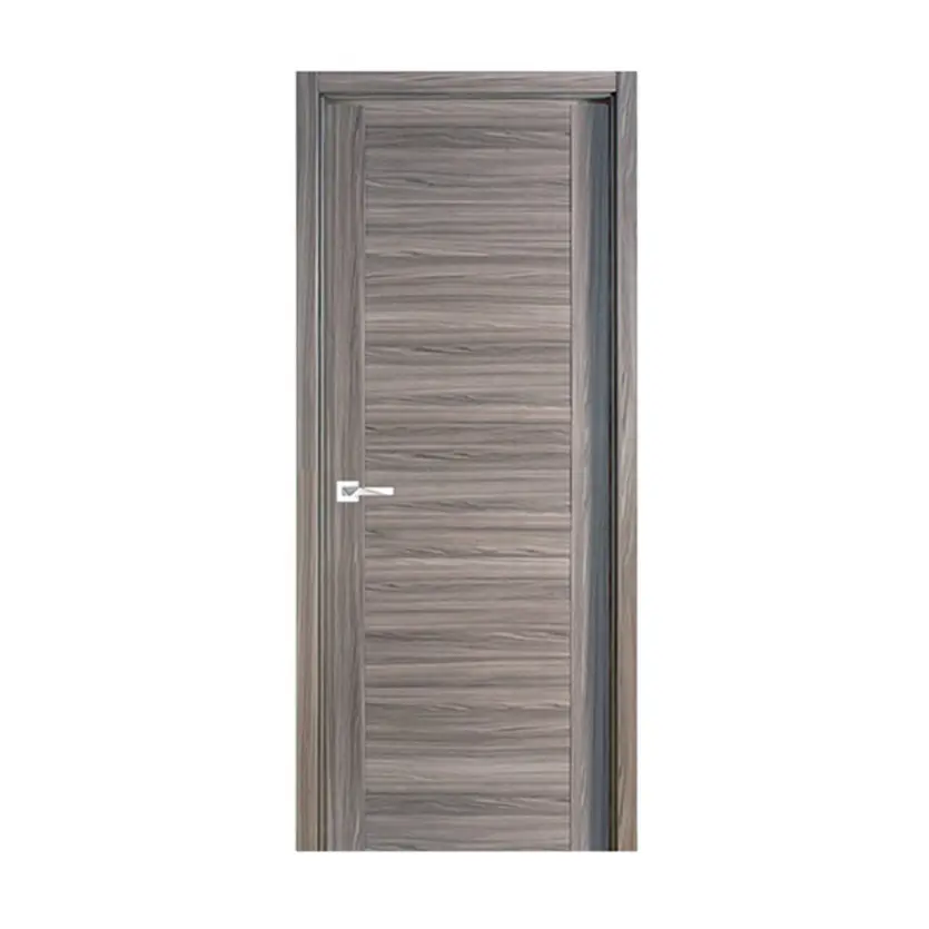 Customized Simple Design Homes Security Wooden Manufacturing Flush Mdf Laminated Door Finish Door