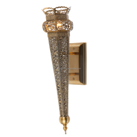 Lampe murale LED à économie d'énergie de style marocain antique en fer, design du milieu du siècle, pour villa