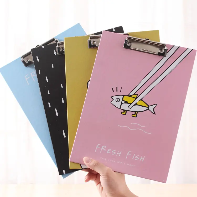 Creative Cute Tablet Office Paper Folder Powder Students Writing Board A4 Filing Products