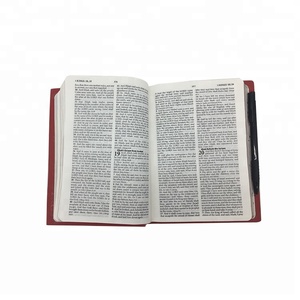Haute qualité <span class=keywords><strong>belle</strong></span> en cuir blanc couvre l'impression des bibles en espagnol - Product Image 4