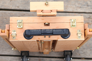 Top bán Bốn bánh xe đẩy trường hợp sáng tạo Gấp pháp giá vẽ cho phác thảo và sơn - Product Image 6