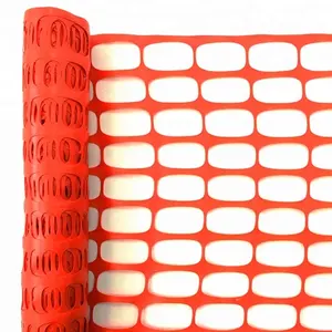 Goedkopere 50M X 1M Oranje Veiligheidsbarrière Hek Plastic Mesh Roll Voor Building