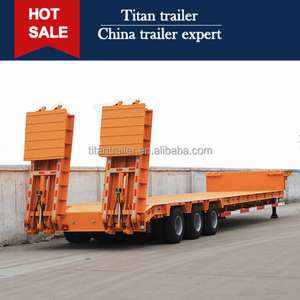 <span class=keywords><strong>Pas</strong></span> <span class=keywords><strong>cher</strong></span> prix largement utilisé 3 essieu 60 ton semi surbaissées remorques de camions pour heavy duty equipment transport - Product Image 4
