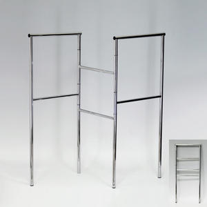 Toallero Plegable de Pie para Calefacción de Apartamentos y Hoteles Europeos, Acabado Cromado, Diseño Personalizable, Exportación Global - Product Image 2