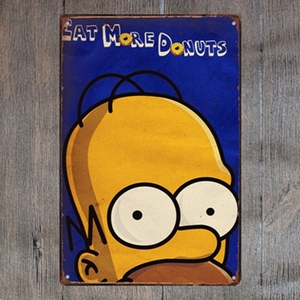 Để Rượu Duff Simpsons Vintage Tin Kim Loại Đăng Art Bar Quán Rượu Quán Cà Phê Nhà Để Xe Khách Sạn Nhà Trang Trí Tường Kim Loại Poster - Product Image 6