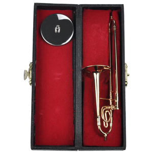 Mini instruments de musique en or pour souvenir, mini <span class=keywords><strong>trombone</strong></span> - Product Image 4