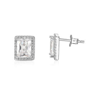Conjuntos de joyería de moda de Plata de Ley 925 <span class=keywords><strong>al</strong></span> <span class=keywords><strong>por</strong></span> <span class=keywords><strong>mayor</strong></span>, circonitas cúbicas y diamantes con patrón geométrico, fiestas chapadas en oro rosa y oro - Product Image 5