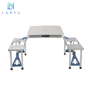 Portátil ajustable estrecho buffet gran mesa <span class=keywords><strong>de</strong></span> camping <span class=keywords><strong>plegable</strong></span> utilizado mesas <span class=keywords><strong>de</strong></span> picnic y sillas para la venta - Product Image 3