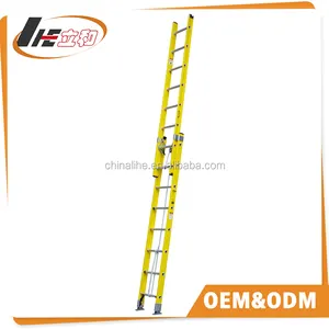 China Supplier Household Durable Extension Fiberglass Ladder