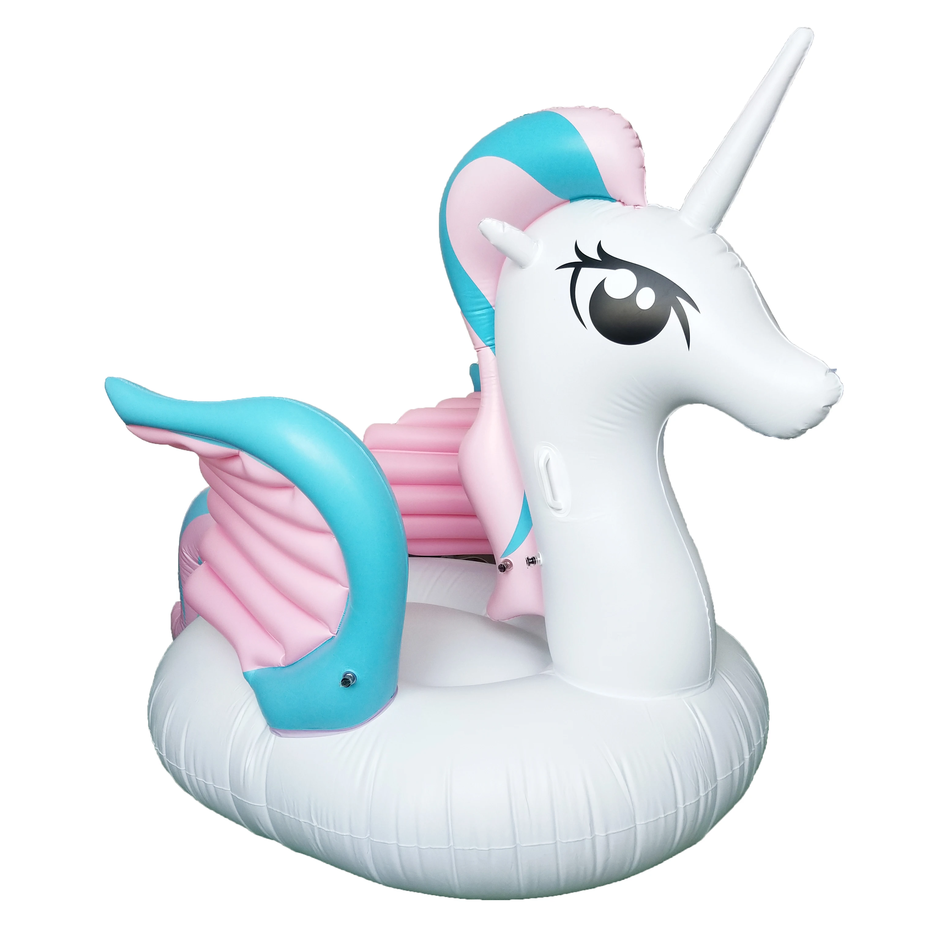 Flotteur Piscine Gonflable Licorne Pailletée 175cm - Radeau Géant Amusant Pour Enfants Et Été