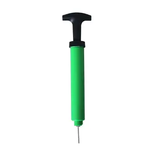 Mini double action ball pump hand air pump with needles for football soccer basketball(YG2905)