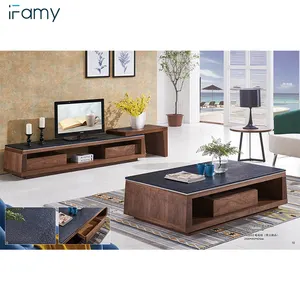 Sala mini Mesa de café barato moderno soporte de tv señor precio muebles para el hogar