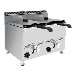 2-Tank &amp; 2-Basket Commercial <strong>Small</strong> Luxury Electric <strong>Deep</strong> <strong>Fryer</strong> with Stainless Steel 8L Capacity 5600W Power - Product Image 4