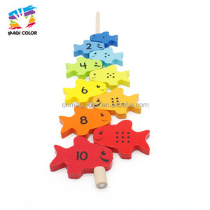 Nouvelle arrivée éducatifs magnétique en bois poissons jeux pour les tout-petits W01B088 - Product Image 2