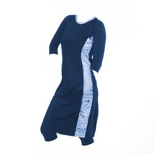 Una pieza de la longitud de la rodilla deportivos falda Capris UPF 50 + + + Playa Larga bañador adjunta leggings - Product Image 1