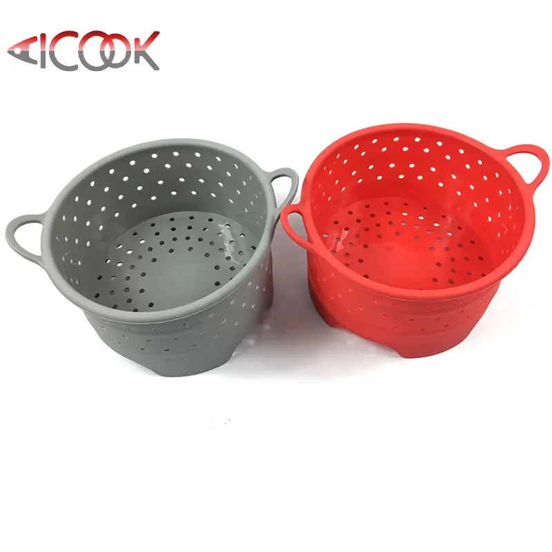 BPA Free Multipurpose Silicone Food Steamer With Hanger