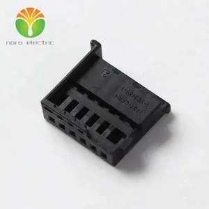 Factory price Nylon PBT+GF plastic electrical automotive pbt 6 pin auto connector DJ7061-0.6-21 (instead of 1-969489-1)