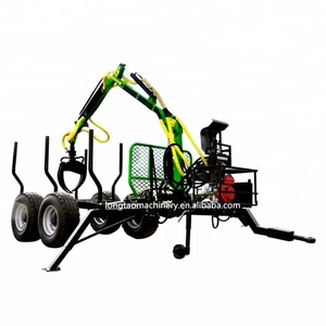 <span class=keywords><strong>Remorque</strong></span> de bûche de <span class=keywords><strong>quad</strong></span> de machine forestière approuvée par CE avec la grue - Product Image 2