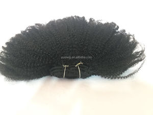 African American <strong>Clip</strong> <strong>in</strong> Human <strong>Hair</strong> Extensions Natural Indian Virgin <strong>Hair</strong> 6pcs/set Full Head Afro Kinky <strong>Curly</strong> <strong>Clip</strong> <strong>Ins</strong> - Product Image 6