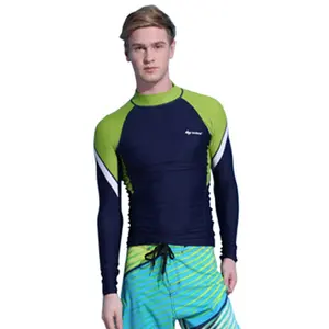 Accetta rashguard mma da uomo a maniche lunghe con logo personalizzato protetto dal sole