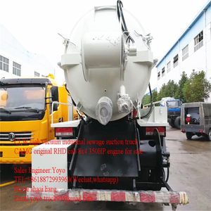 8X4 LHD RHD Nhà Vệ Sinh Sucker Xe Nước Thải Fecal Hút Xe Tải Nhà Sản Xuất - Product Image 3