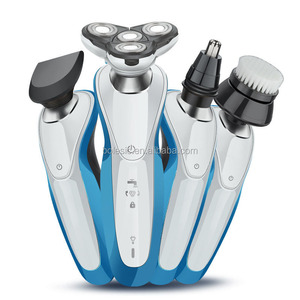 Sminiker 4 en 1 Étanche Épilation Visage Nettoyage Set 3-lame Électrique Rasoir avec Précis <span class=keywords><strong>Bikini</strong></span> Tondeuse Sans Fil - Product Image 5