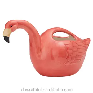 Roze Flamingo Vormige Keramische Pitcher