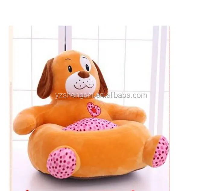 Cojín de sofá de felpa con diseño de animales para niños, almohada de felpa con diseño de animales para jugar con el bebé